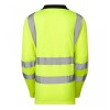 Leo Workwear Beaford Class 2 Hi-Vis Yellow Women's Long Sleeve Polo Shirt Leo Workwear Beaford Class 2 Hi-Vis Yellow Women's Long Sleeve Polo Shirt